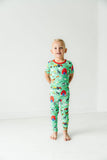 Macaron + Me Short Sleeve Toddler PJ Set - Farm - Let Them Be Little, A Baby & Children's Clothing Boutique