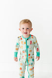Kiki + Lulu Zip Romper w/ Convertible Foot - We go Together Like… - Let Them Be Little, A Baby & Children's Clothing Boutique