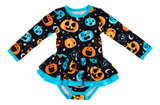 Birdie Bean Long Sleeve Birdie Twirl Bodysuit - Dex (Glow in the Dark) - Let Them Be Little, A Baby & Children's Clothing Boutique
