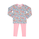 The Oaks Apparel Mary Reese Legging Set - Sienna Floral - Let Them Be Little, A Baby & Children's Clothing Boutique