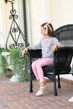 The Oaks Apparel Mary Reese Legging Set - Sienna Floral - Let Them Be Little, A Baby & Children's Clothing Boutique