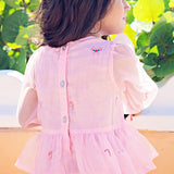 Pink Chicken Organza Fleur Dress - Cotton Candy Lane - Let Them Be Little, A Baby & Children's Clothing Boutique
