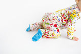 Posh Peanut Ruffled Zipper Footie - Barbara - Let Them Be Little, A Baby & Children's Clothing Boutique