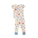 Angel Dear Short Sleeve Loungewear Set - BBQ Buddies - Let Them Be Little, A Baby & Children's Clothing Boutique