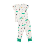 Angel Dear Short Sleeve Loungewear Set - Golf - Let Them Be Little, A Baby & Children's Clothing Boutique