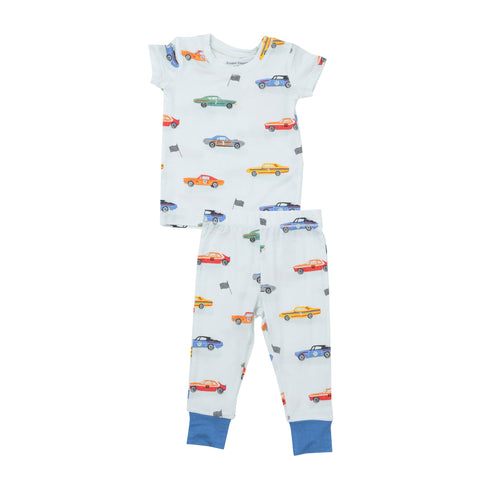 Angel Dear Short Sleeve Loungewear Set - Muscle Cars - Let Them Be Little, A Baby & Children's Clothing Boutique