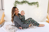 Free Birdees Women's Long Sleeve Jogger Style Pajama Set - Magical Midnight Express Trains - Let Them Be Little, A Baby & Children's Clothing Boutique
