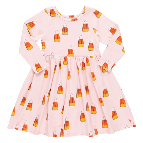 Pink Chicken Organic Steph Dress - Candy Corn - Let Them Be Little, A Baby & Children's Clothing Boutique