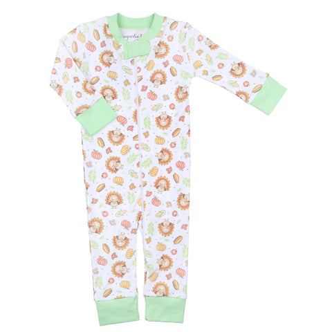 Magnolia Baby Zipped PJ Romper - Giving Thanks - Let Them Be Little, A Baby & Children's Clothing Boutique