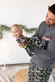 Free Birdees Men’s Long Sleeve Pajama Set - Magical Midnight Express Trains - Let Them Be Little, A Baby & Children's Clothing Boutique