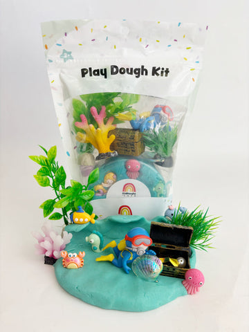 Earth Grown KidDoughs Sensory Dough Play Kit  - Ocean Explorer (Scented) - Let Them Be Little, A Baby & Children's Clothing Boutique