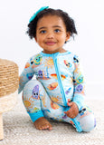 Birdie Bean Zip Romper w/ Convertible Foot - Kai - Let Them Be Little, A Baby & Children's Clothing Boutique