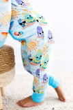 Birdie Bean Zip Romper w/ Convertible Foot - Kai - Let Them Be Little, A Baby & Children's Clothing Boutique