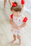 Sweet Bay Clothing Bodysuit Twirl - Baseball Snacks - Let Them Be Little, A Baby & Children's Clothing Boutique