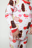 Soulbaby Long Sleeve 2 Piece Snuggle Set - Sweetheart Sprinkles - Let Them Be Little, A Baby & Children's Clothing Boutique