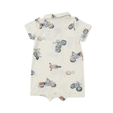 Angel Dear Polo Shortie - Vintage Motorcycles - Let Them Be Little, A Baby & Children's Clothing Boutique