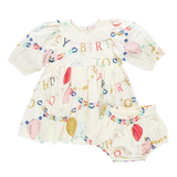 Pink Chicken Brooke Dress Set - Birthday Garland - Let Them Be Little, A Baby & Children's Clothing Boutique