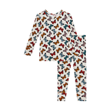 Posh Peanut Basic Long Sleeve Pajamas - Larisa (Ribbed) - Let Them Be Little, A Baby & Children's Clothing Boutique