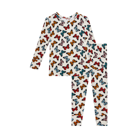 Posh Peanut Basic Long Sleeve Pajamas - Larisa (Ribbed) - Let Them Be Little, A Baby & Children's Clothing Boutique
