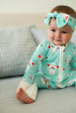 Southern Slumber Double Zipper Bamboo Sleeper - Mr. Snowman - Let Them Be Little, A Baby & Children's Clothing Boutique