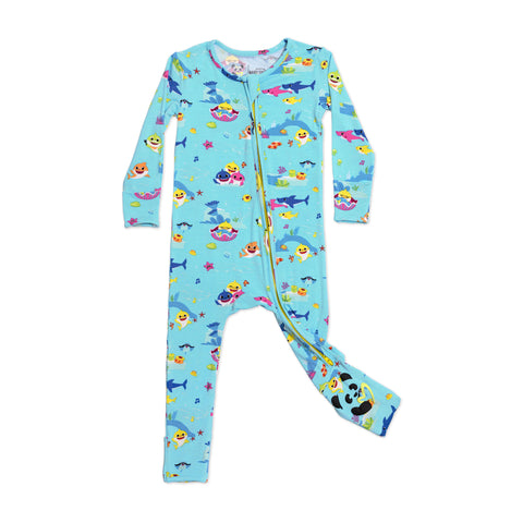 Bellabu Bear Convertible Footie - Baby Shark - Let Them Be Little, A Baby & Children's Clothing Boutique