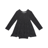 Posh Peanut Long Sleeve Ruffled Bodysuit Dress - Aggie - Let Them Be Little, A Baby & Children's Clothing Boutique