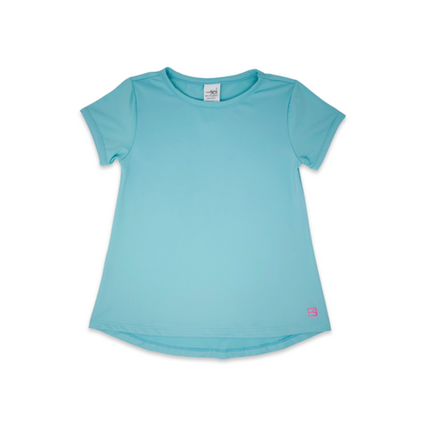 Set Athleisure Bridget Basic Tee - Totally Turquoise - Let Them Be Little, A Baby & Children's Clothing Boutique