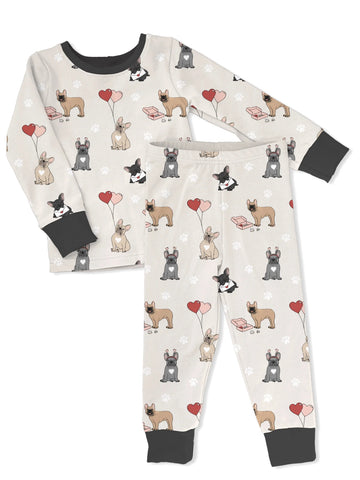 Sweet P Baby Co. 2 Piece PJ Set - Puppy Love - Let Them Be Little, A Baby & Children's Clothing Boutique