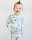 Lucky Panda Kids Long Sleeve Two Piece Set - Rad Rabbit - Let Them Be Little, A Baby & Children's Clothing Boutique