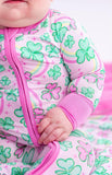 Birdie Bean Zip Romper w/ Convertible Foot - Bridgett - Let Them Be Little, A Baby & Children's Clothing Boutique