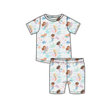 Angel Dear Short Sleeve Short Loungewear Set - Magical Mermaids - Let Them Be Little, A Baby & Children's Clothing Boutique