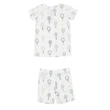 Angel Dear Short Sleeve Short Loungewear Set - Tennis Green - Let Them Be Little, A Baby & Children's Clothing Boutique