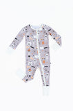 Kiki + Lulu Zip Romper w/ Convertible Foot - Boo Crew - Let Them Be Little, A Baby & Children's Clothing Boutique