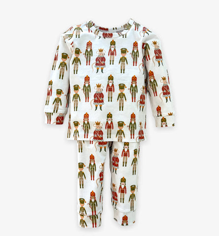 Velvet Fawn Long Sleeve PJ Set - Land of Snow - Let Them Be Little, A Baby & Children's Clothing Boutique