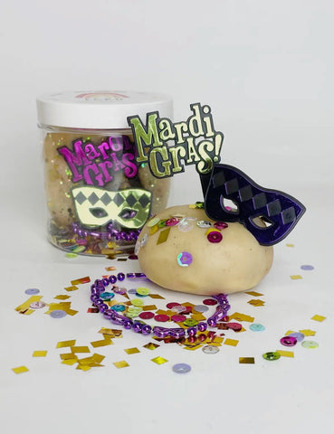 Earth Grown KidDoughs Mini Dough-to-Go Kit - Mardi Gras Party (Scented) - Let Them Be Little, A Baby & Children's Clothing Boutique