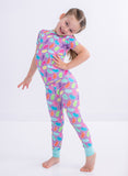 Birdie Bean Short Sleeve w/ Pants 2 Piece PJ Set - Julie - Let Them Be Little, A Baby & Children's Clothing Boutique