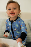 Southern Slumber Double Zipper Bamboo Sleeper - Spooky Season - Let Them Be Little, A Baby & Children's Clothing Boutique