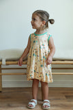 Southern Slumber Bamboo Tiered Twirl Dress with Pockets - Beach Dogs - Let Them Be Little, A Baby & Children's Clothing Boutique