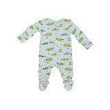 Angel Dear 2 Way Zipper Footie - Alligators - Let Them Be Little, A Baby & Children's Clothing Boutique
