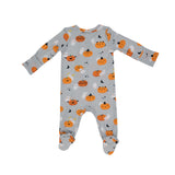 Angel Dear 2 Way Zipper Footie - Pumpkins and Ghosts - Let Them Be Little, A Baby & Children's Clothing Boutique