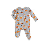 Angel Dear 2 Way Zipper Footie - Pumpkins and Ghosts - Let Them Be Little, A Baby & Children's Clothing Boutique