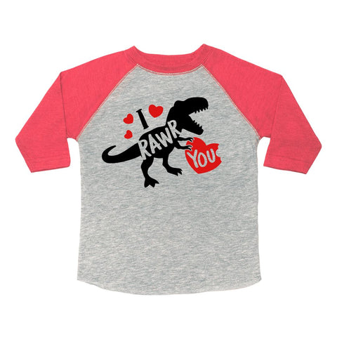 Sweet Wink 3/4 Sleeve Raglan Tee - I Rawr You - Let Them Be Little, A Baby & Children's Clothing Boutique