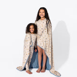 Bellabu Bear 2 Layer Bamboo Blanket - Football - Let Them Be Little, A Baby & Children's Clothing Boutique