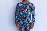 Ollee and Belle Two-Piece Long Sleeve PJ Set - Lunar - Let Them Be Little, A Baby & Children's Clothing Boutique