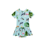 Posh Peanut Short Sleeve Twirl Skirt Bodysuit - Brayden - Let Them Be Little, A Baby & Children's Clothing Boutique