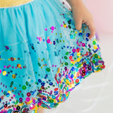 Sweet Wink Tutu - Aqua Confetti - Let Them Be Little, A Baby & Children's Clothing Boutique