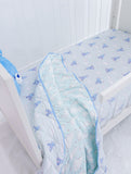 Birdie Bean Crib Sheet - Care Bears Baby™ Grumpy Bear - Let Them Be Little, A Baby & Children's Clothing Boutique