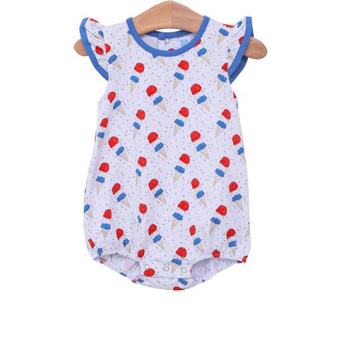 Trotter Street Kids Flutter Sleeve Bubble - Ice Cream - Let Them Be Little, A Baby & Children's Clothing Boutique