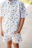 Blue Quail Clothing Co. Short Sleeve Shirt - Ducks - Let Them Be Little, A Baby & Children's Clothing Boutique