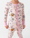 Kiki + Lulu Ruffle Zip Romper w/ Convertible Foot - Squad Ghouls - Let Them Be Little, A Baby & Children's Clothing Boutique
